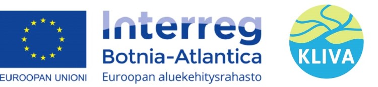 Eu logo ja KLIVA-hankkeen logo. 